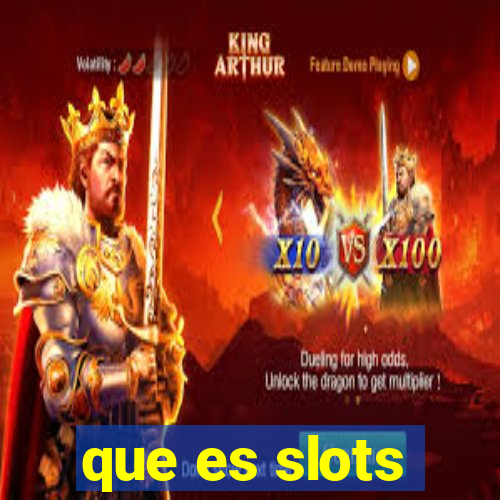 que es slots