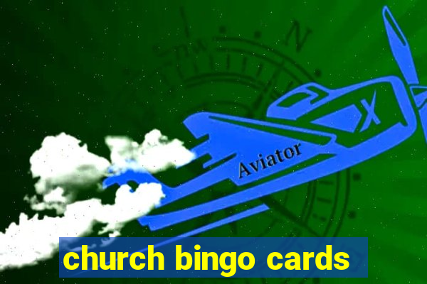 church bingo cards