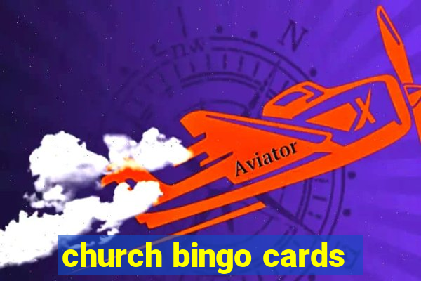 church bingo cards