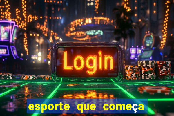 esporte que começa com r