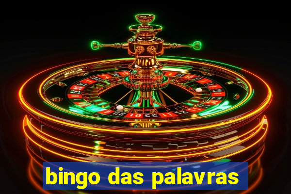 bingo das palavras