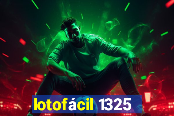 lotofácil 1325