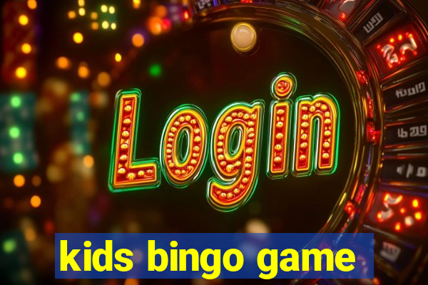 kids bingo game