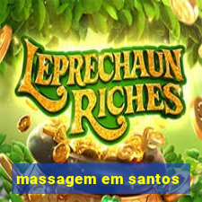 massagem em santos