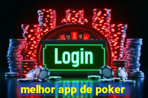 melhor app de poker