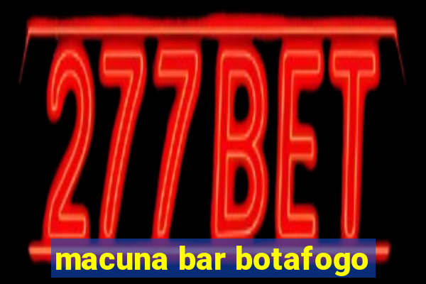 macuna bar botafogo