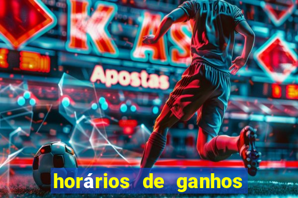 horários de ganhos no fortune tiger