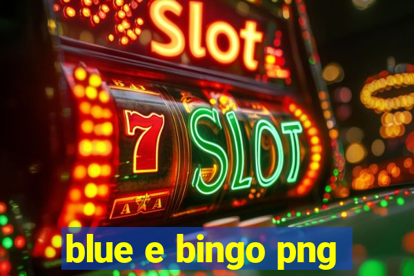 blue e bingo png