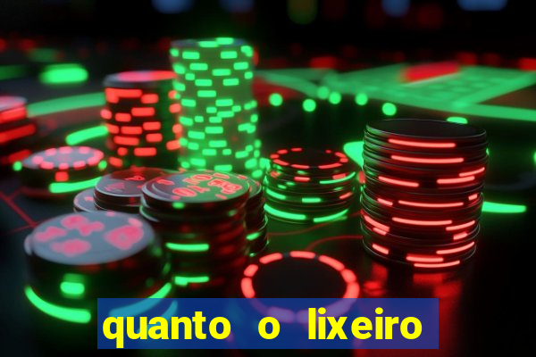 quanto o lixeiro ganha por ano