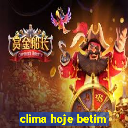 clima hoje betim