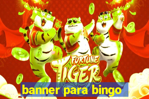 banner para bingo