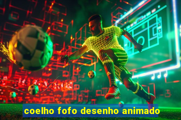 coelho fofo desenho animado