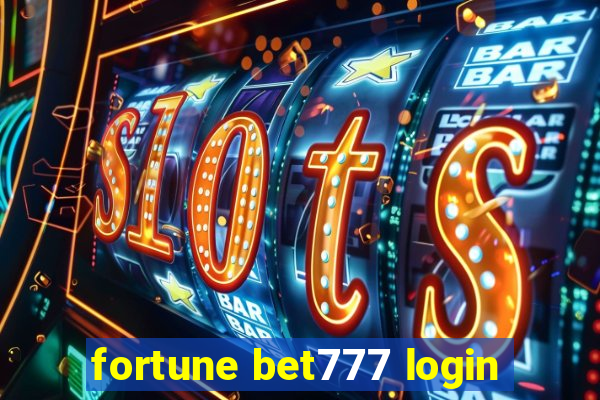 fortune bet777 login