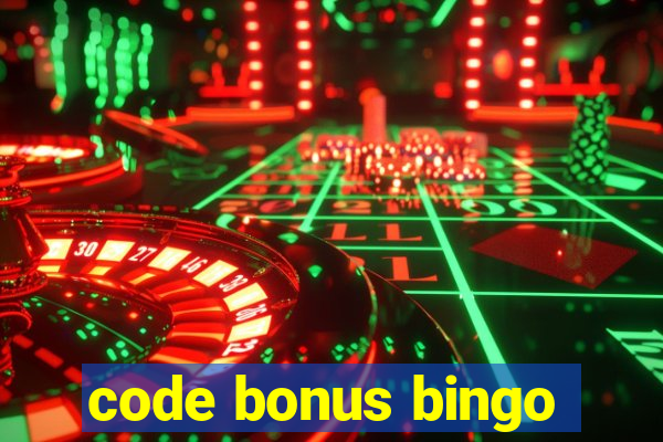 code bonus bingo