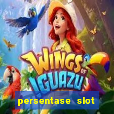 persentase slot hari ini