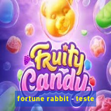 fortune rabbit - teste