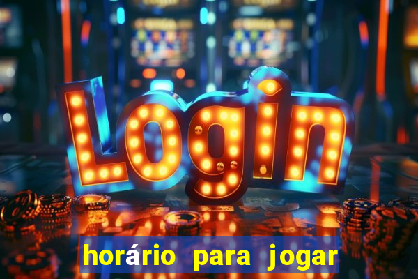 horário para jogar fortune rabbit