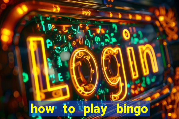 how to play bingo with playing cards