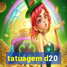 tatuagem d20