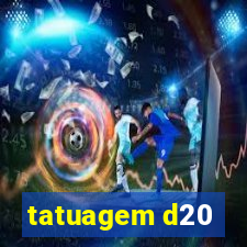 tatuagem d20