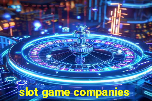 slot game companies