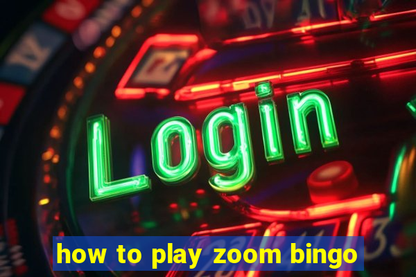 how to play zoom bingo