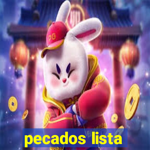 pecados lista