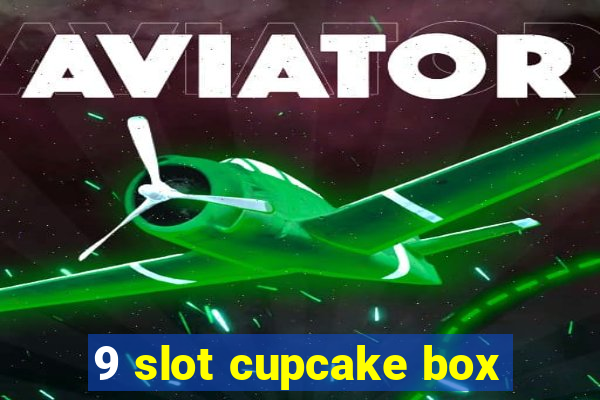 9 slot cupcake box