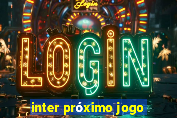 inter próximo jogo