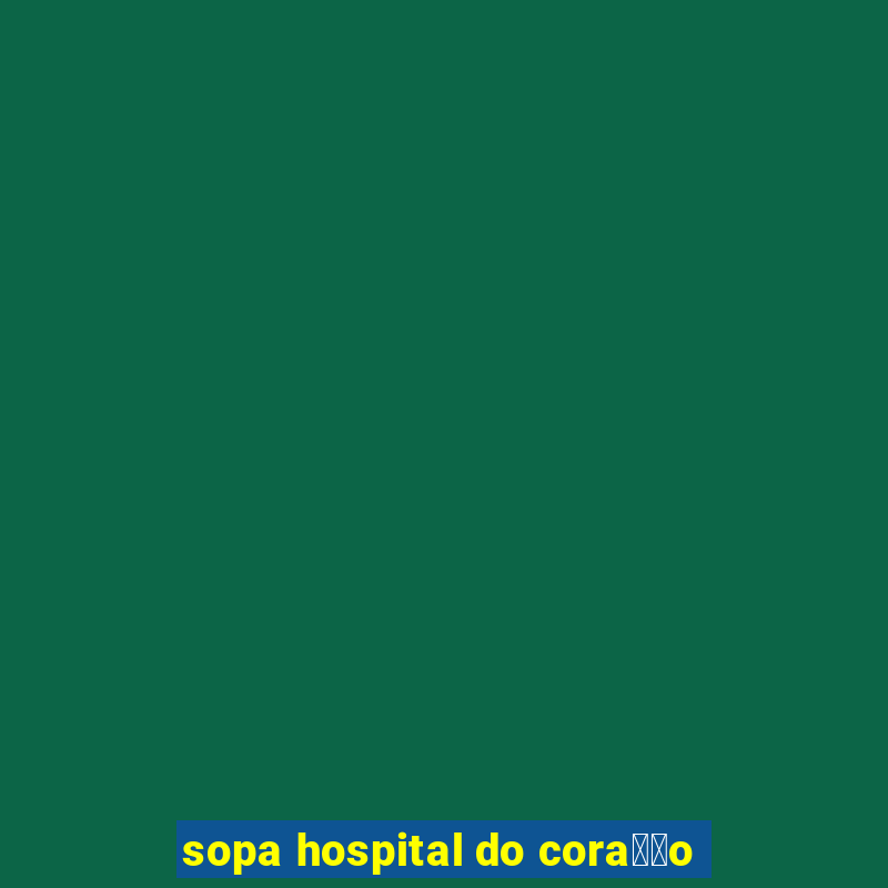 sopa hospital do cora莽茫o