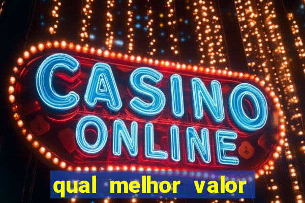 qual melhor valor para jogar fortune tiger