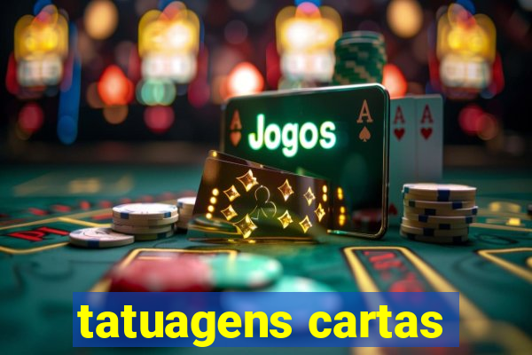 tatuagens cartas