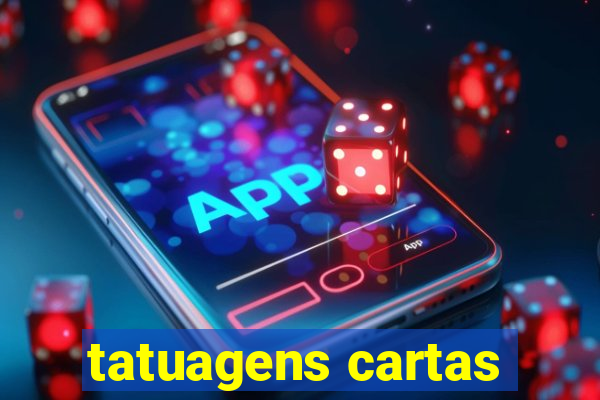 tatuagens cartas