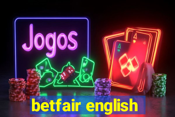 betfair english