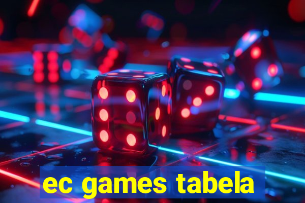 ec games tabela