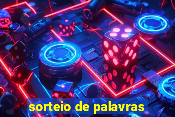 sorteio de palavras