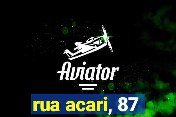 rua acari, 87