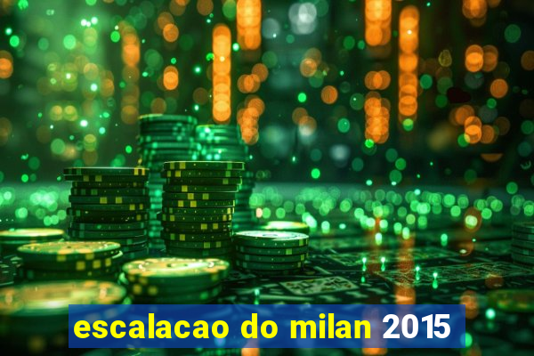 escalacao do milan 2015