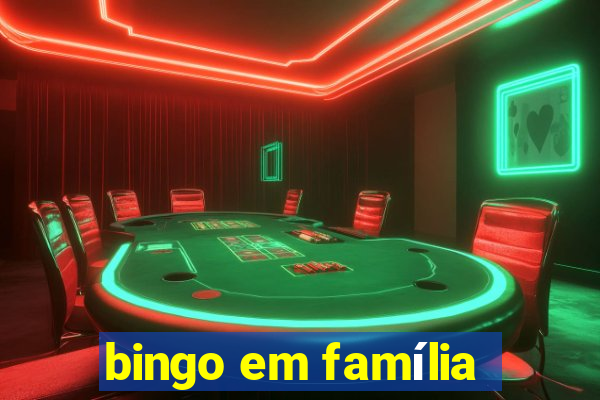 bingo em família