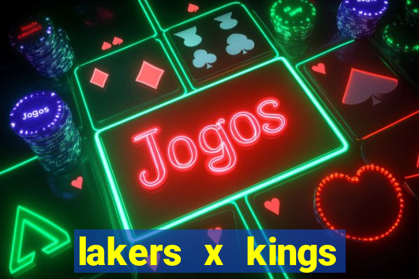 lakers x kings onde assistir