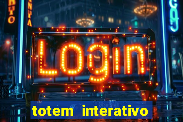 totem interativo touch screen