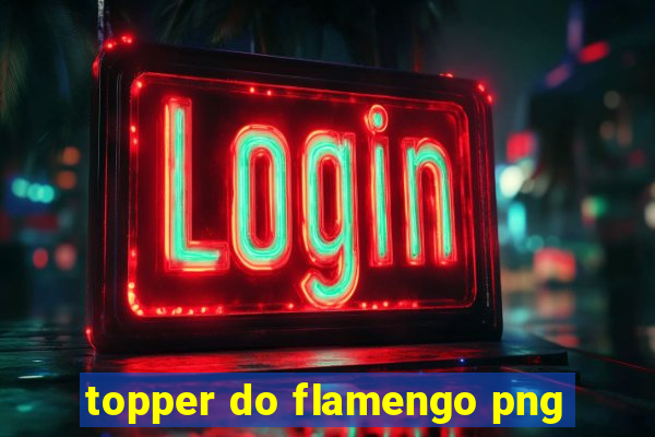 topper do flamengo png