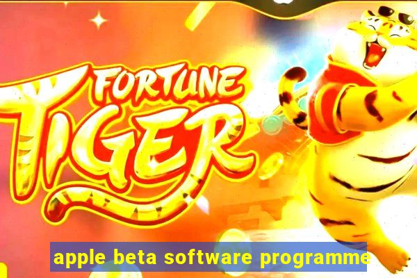 apple beta software programme