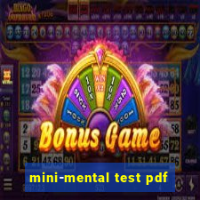 mini-mental test pdf