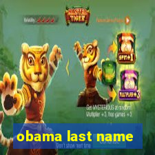 obama last name