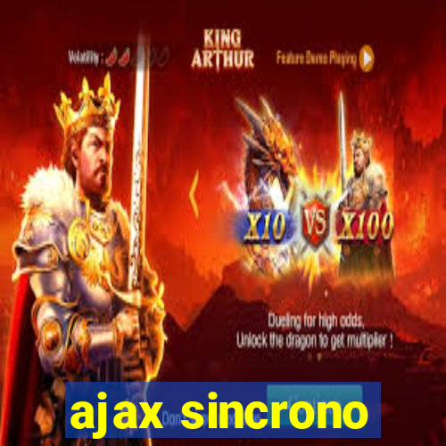 ajax sincrono