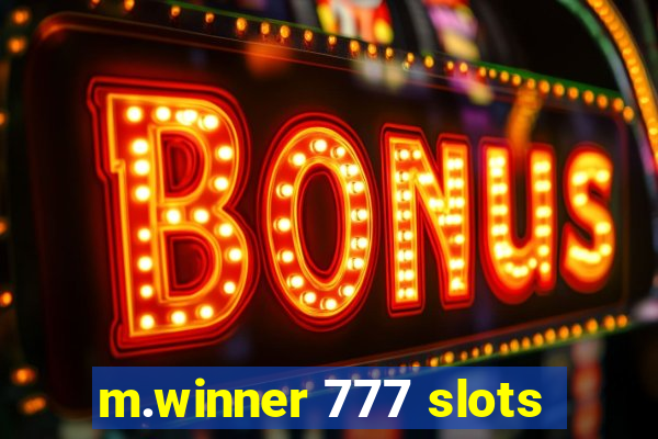 m.winner 777 slots