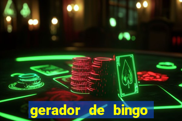 gerador de bingo cha de bebe