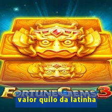 valor quilo da latinha