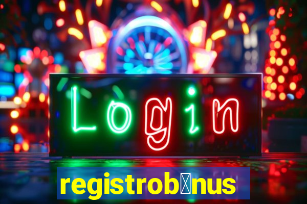 registrob么nus